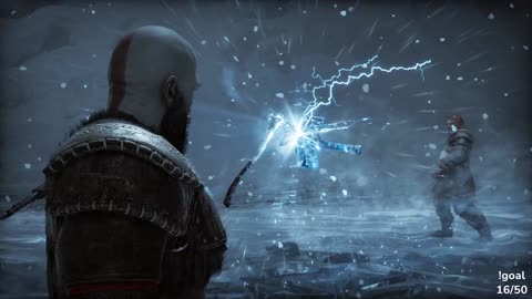 Kratos' axe + Thor's hammer = Frozen lightening!?