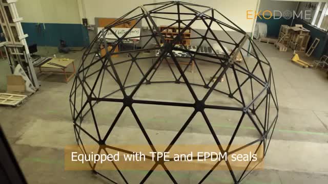 Introducing Ekodome TERRA Frame, 3V Geodesic Dome_Cut