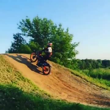 Backflip on a motorcycle