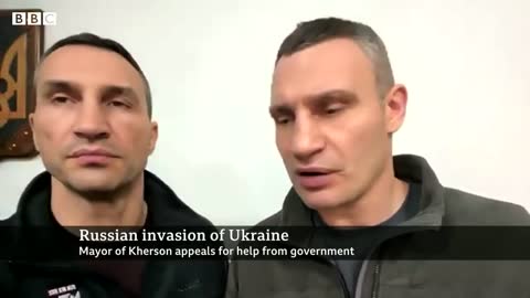 Ukraine’s Klitschko brothers say Russia’s war is against ‘whole civilian world’