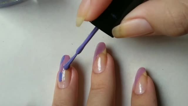 different decoration on the nails