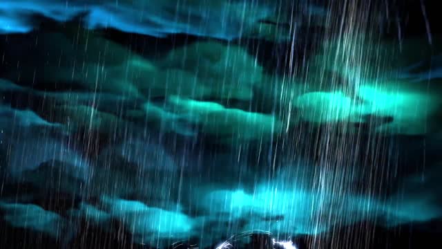 CG Animation Of Thunderstorm