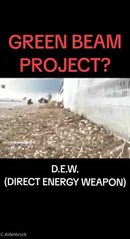 D.E.W's Direct Energy Weapons. Time to wake up to The Truth.