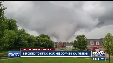 June 24, 2019 - A Look at Damage From Yesterday's Tornado in South Bend