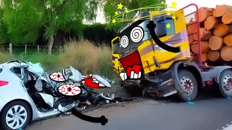 Car Crashes Consecutively by Naughty Doodles in Real Life 2020/2021