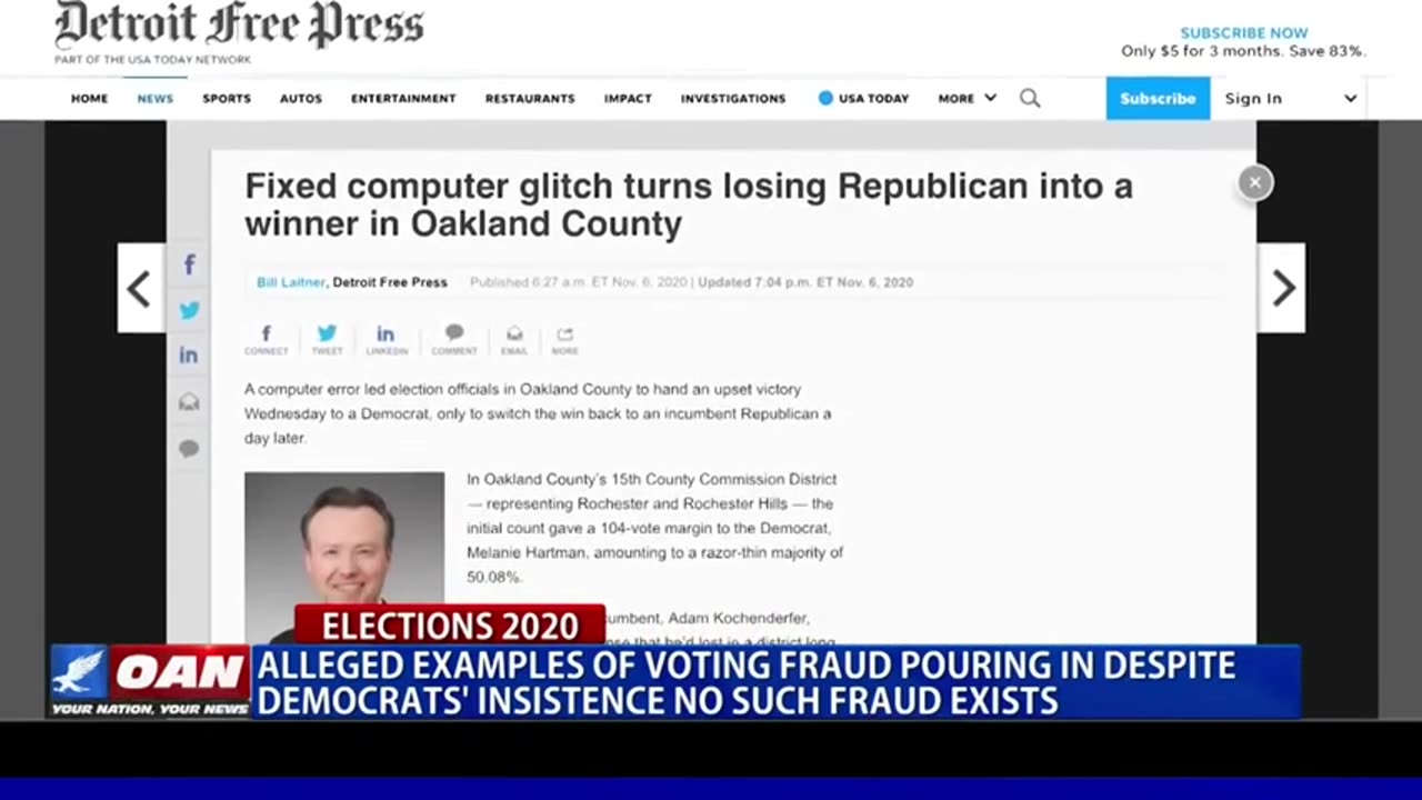 2020, examples of voting fraud pouring in despite