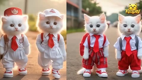 ANIMATED CATS SINGING RAHMATUN POEMS LIL'ALAMEEN KITTYDAV GEMOY COLORFUL CATS