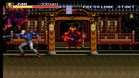 Zeroing Streets of Rage 3 genesis version with the character (ZAN).