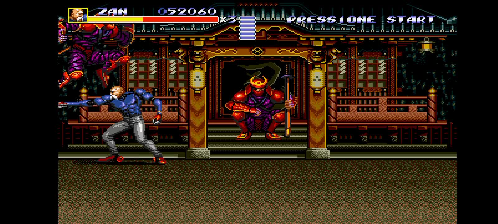 Zeroing Streets of Rage 3 genesis version with the character (ZAN).