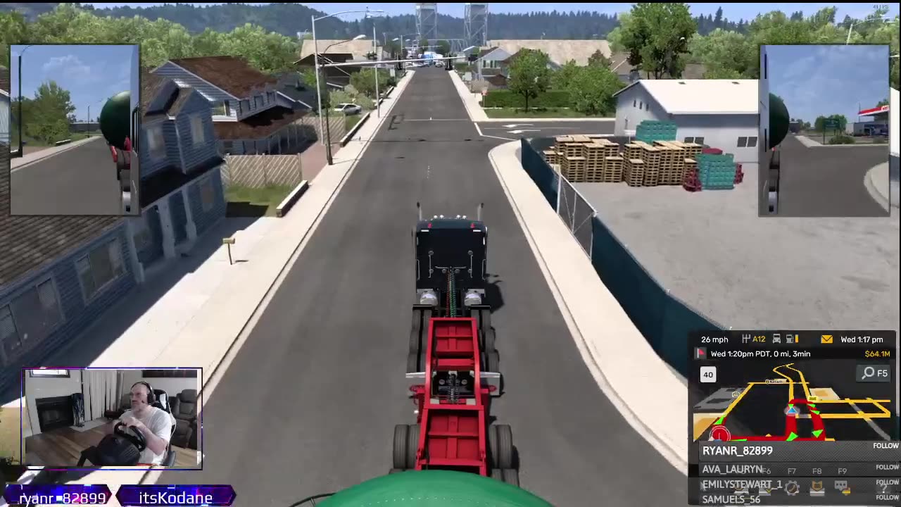 Finishing up a run in ATS