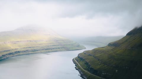 Beautiful lakeside mountain time lapse