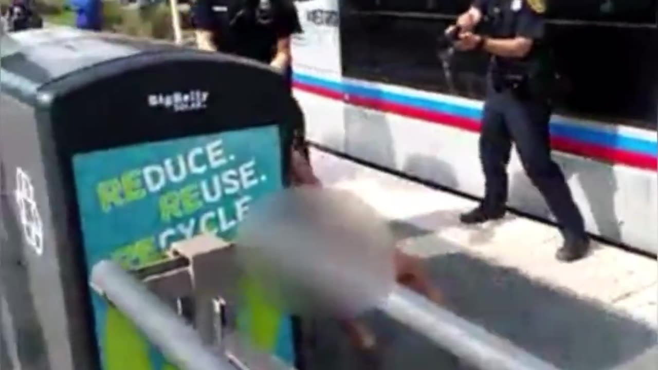 Naked Guy Gets Tasered