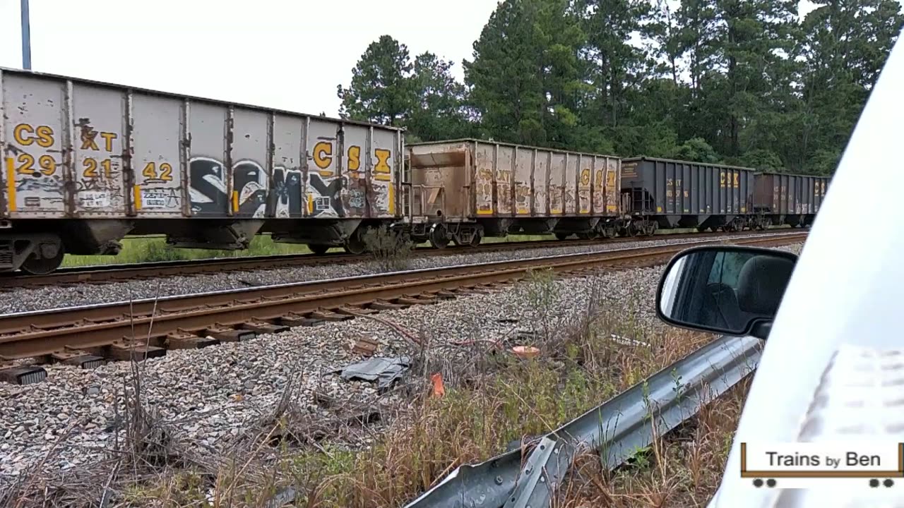 CSX 866 & KCS 3227 Action on the Rails