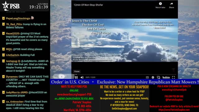 2022-04-02 19:00 EDT - On a Wing and a Prayer: with Deb65 & Barb