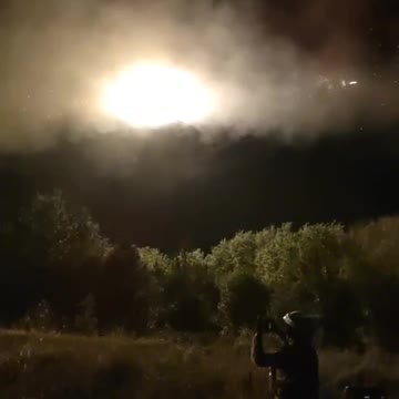 BM-21 Grad firing at Azov positions