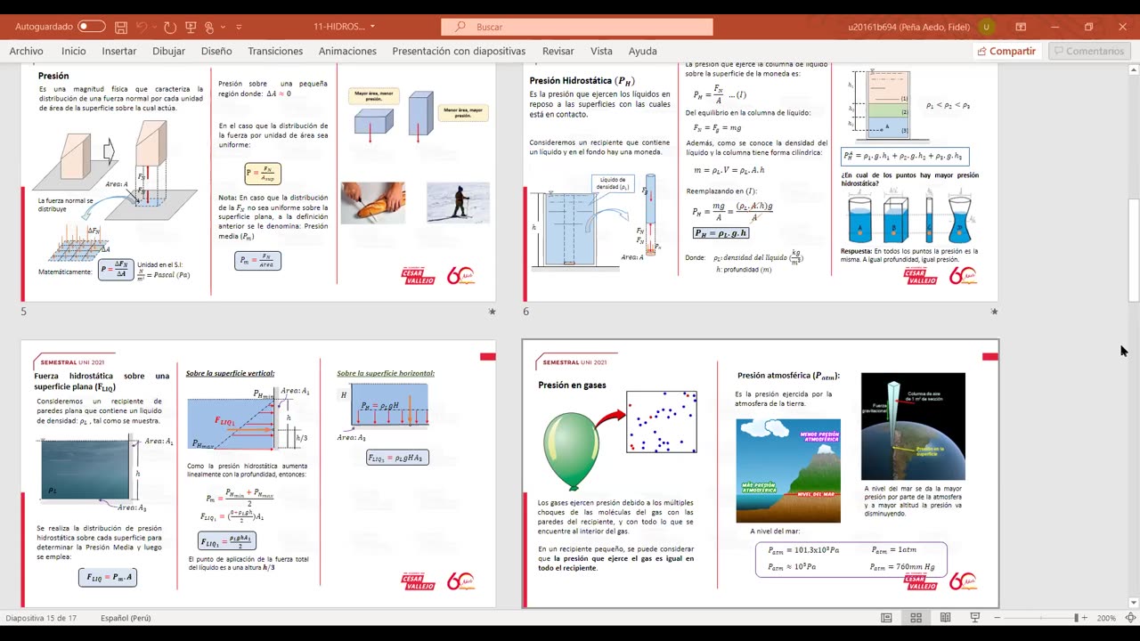 SEMESTRAL VALLEJO 2021 | Semana 11 | Física