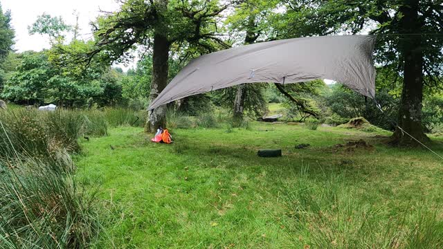 DD Hammocks 4x4 tarp set up