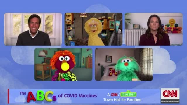 CNN and Sesame Street teamed up to tell kids to get the Clot Shot...