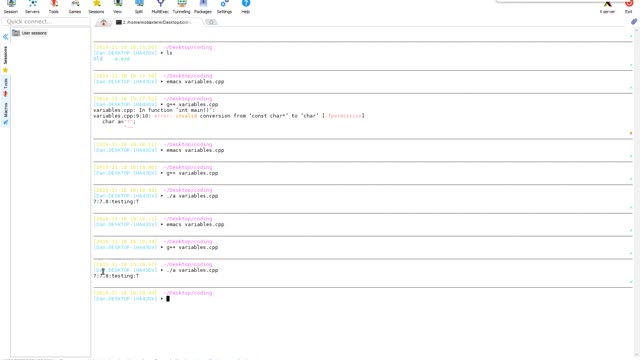 C++ Tutorial 4 Variables