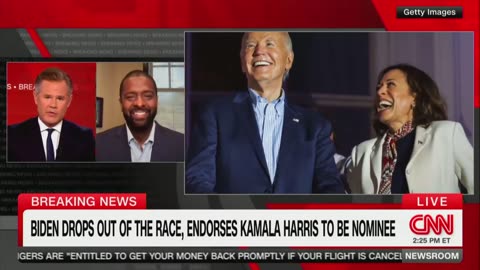 WATCH: CNN's Bakari Sellers Pretends He's Optimistic After Biden Dropping Out