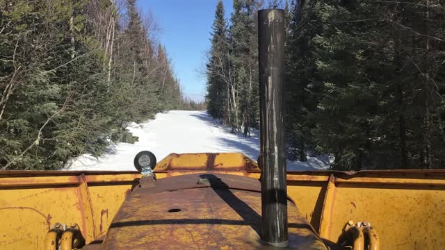 D6 9U Caterpillar Vee Plowing March 22 2022