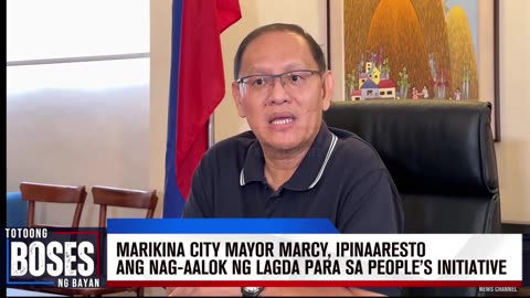 Marikina City Mayor Marcy, ipinaaresto ang nag-aalok ng lagda para sa PI