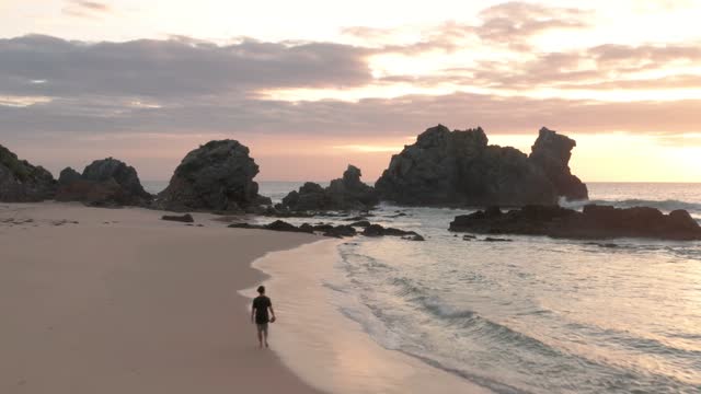 Morning on the beach in Bali