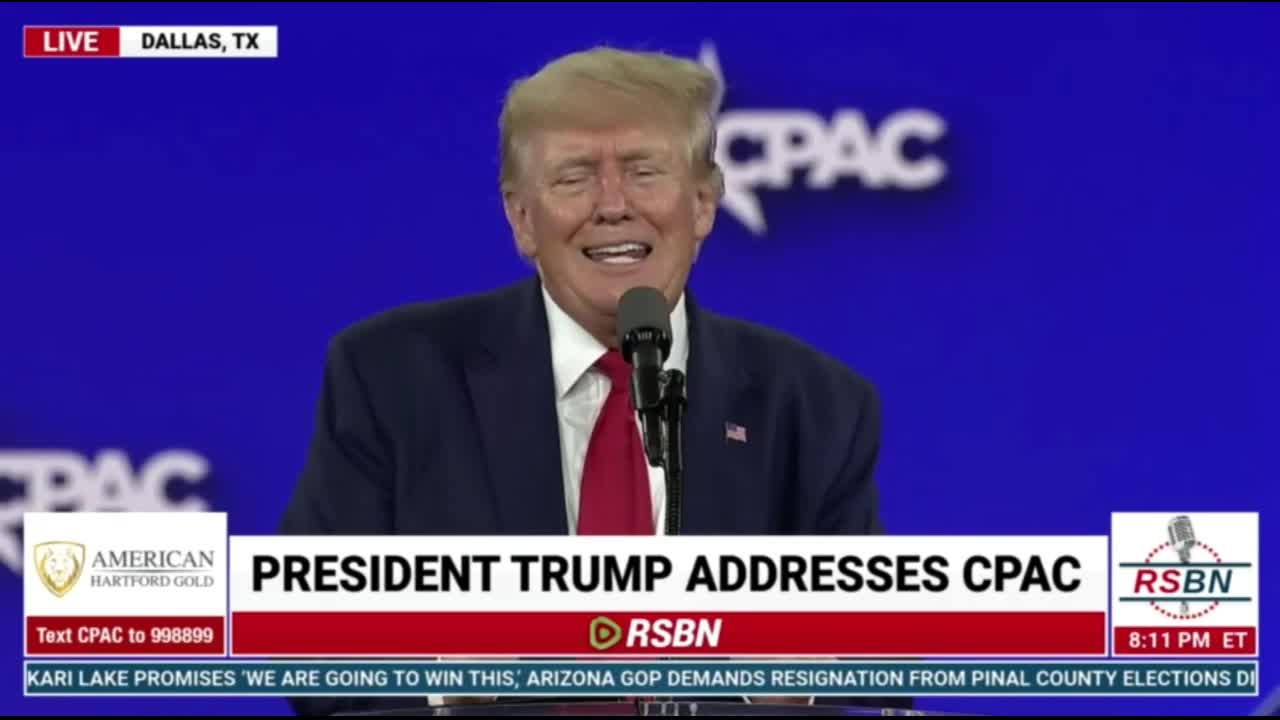 Trump Destroys Phony Secret Service Jan 6 Story at CPAC