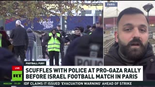 Gaza supporters clash with police ahead of Israel’s match in Paris