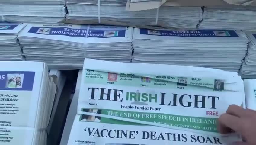 The Irish Light Newspaper: Vaccine Deaths Soar