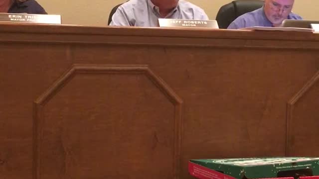 Fulshear City Council meeting 8/1/16, NOT TAKING ACTION ON LAND DEAL, THIRD TIME