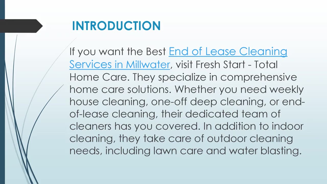 Best End of Lease Cleaning Services in Millwater