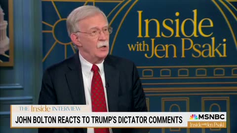 John Bolton out here begging for the Left to accept him...we know what he is.