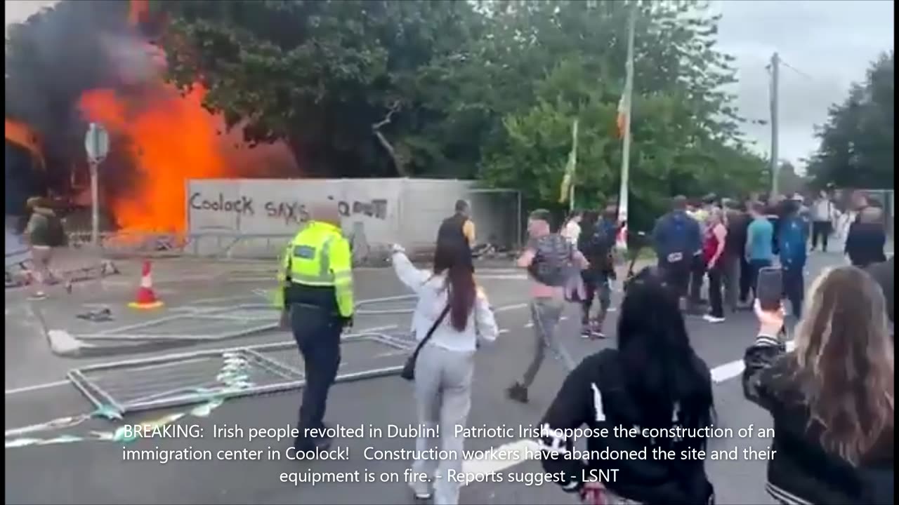 BREAKING: Irish people revolted in Dublin!