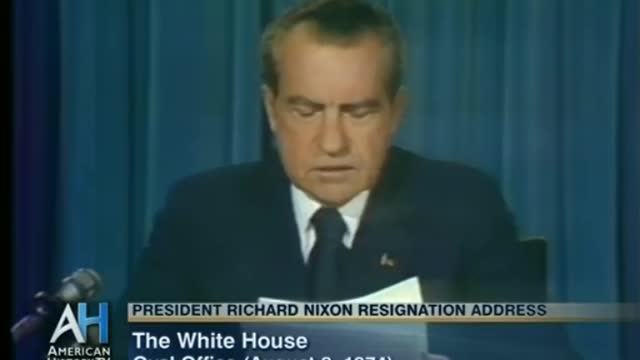 August 8, 1974: Richard Nixon resigns (40 years to the date later, Trump raided)