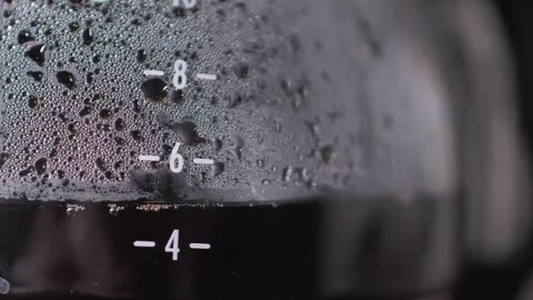 Video sequence of the coffee preparation process