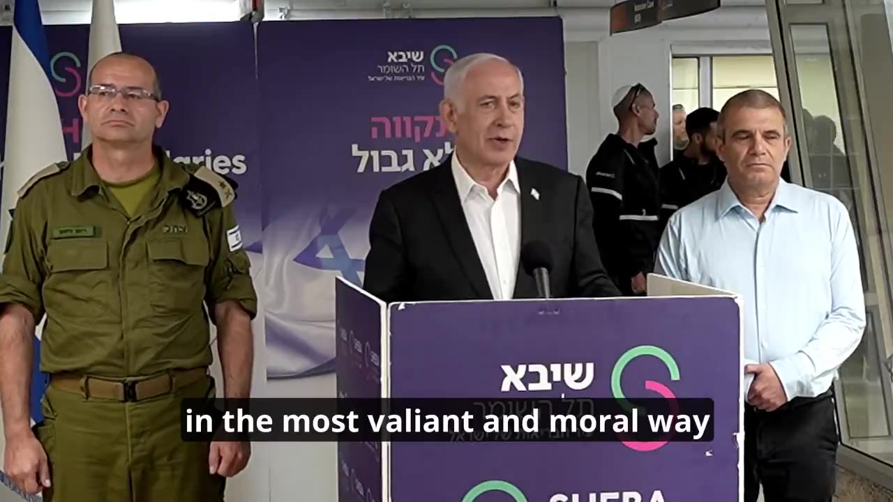 Declaraciones de Netanyahu tras el rescate de los 4 rehenes del cautiverio de Gaza