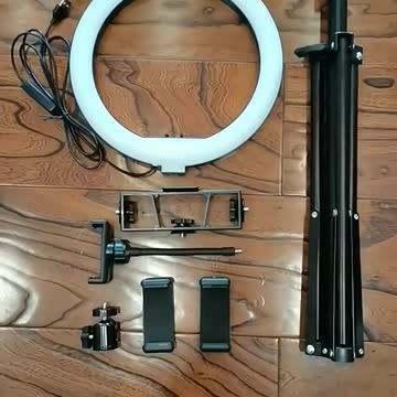 Dimmable LED Selfie Ring Light with Stand