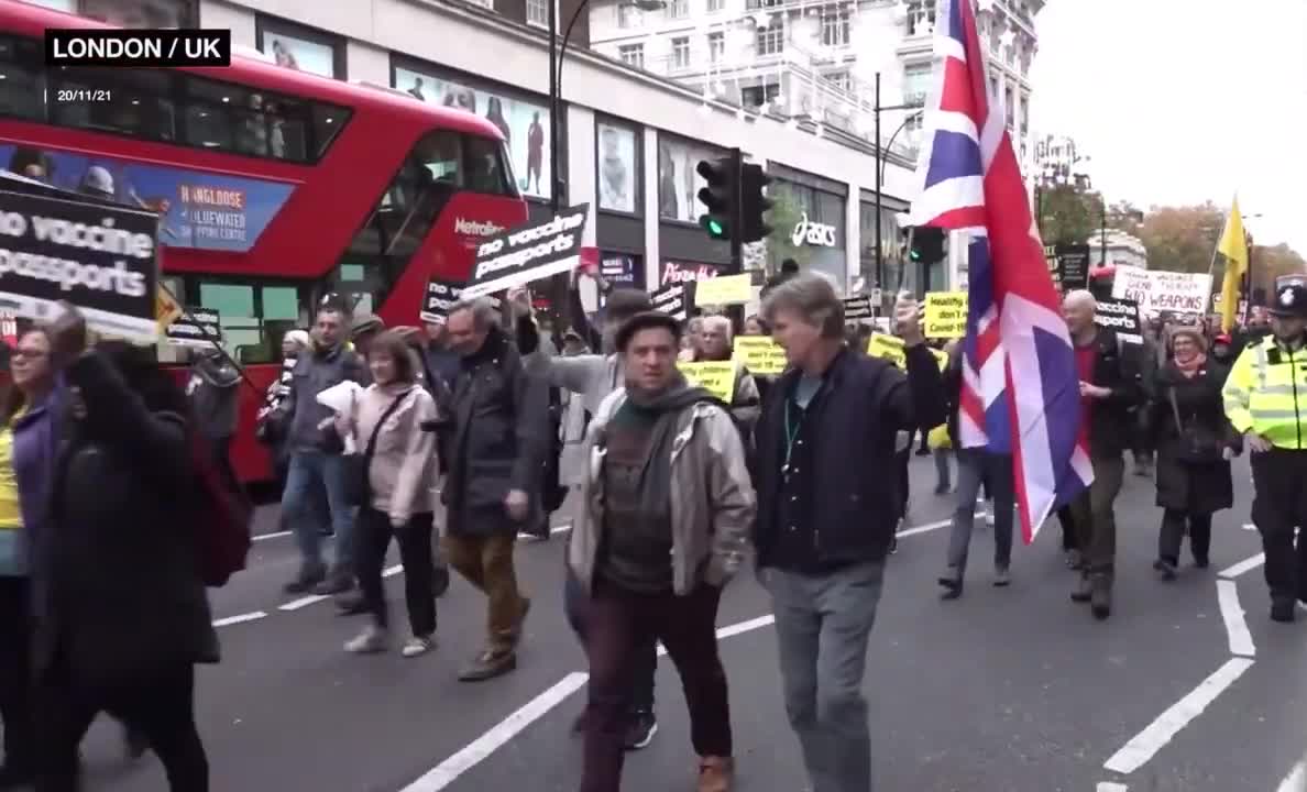 England follows Europe with mass protest against restricitons