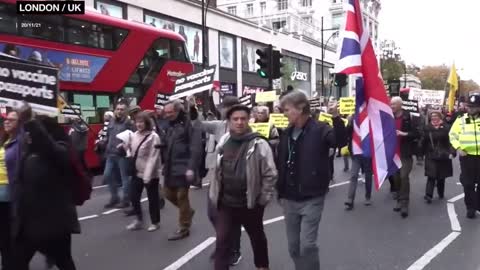 England follows Europe with mass protest against restricitons