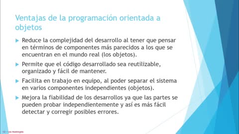 Conceptos básicos de programación. Parte 3. Clases y objetos.