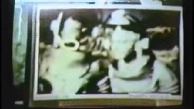 1984 Secret Space Program Internal Company Presentation video shot on a camcorder.