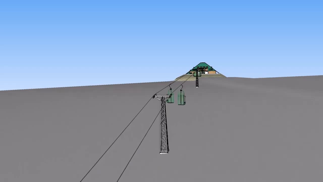 Sketchup model I made Monte Piselli San Giacomo Ascoli Piceno innevata Elan Fischer