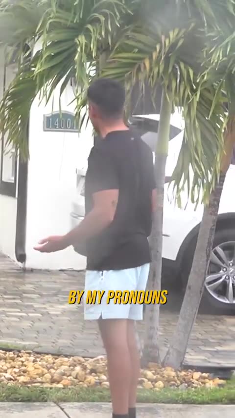 Lady is not happy about Harris Walz sign in her yard