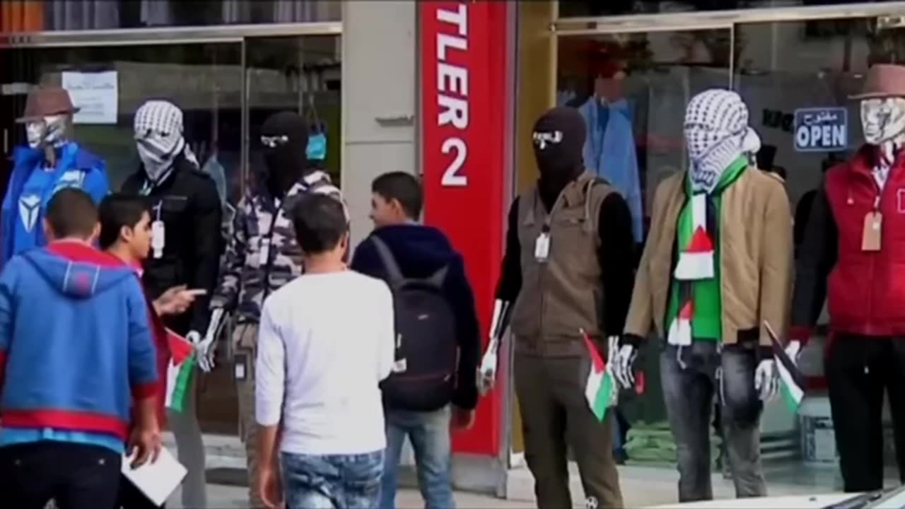 Shopping In Gaza, brainwashing a society of hate