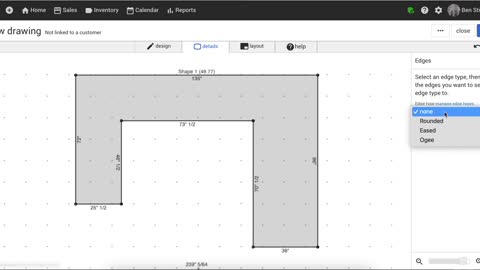 EasedEdge drawings: Edge types