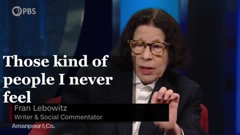 Fran Lebowitz on Pete Buttigieg