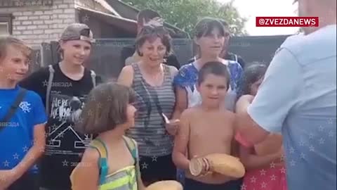 Residents of Lisichansk were able to eat bread for the first time in 4 months