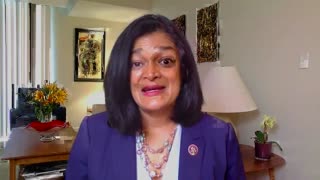 Rep. Jayapal Says ‘Democrats in Congress Cut Child Poverty in Half’