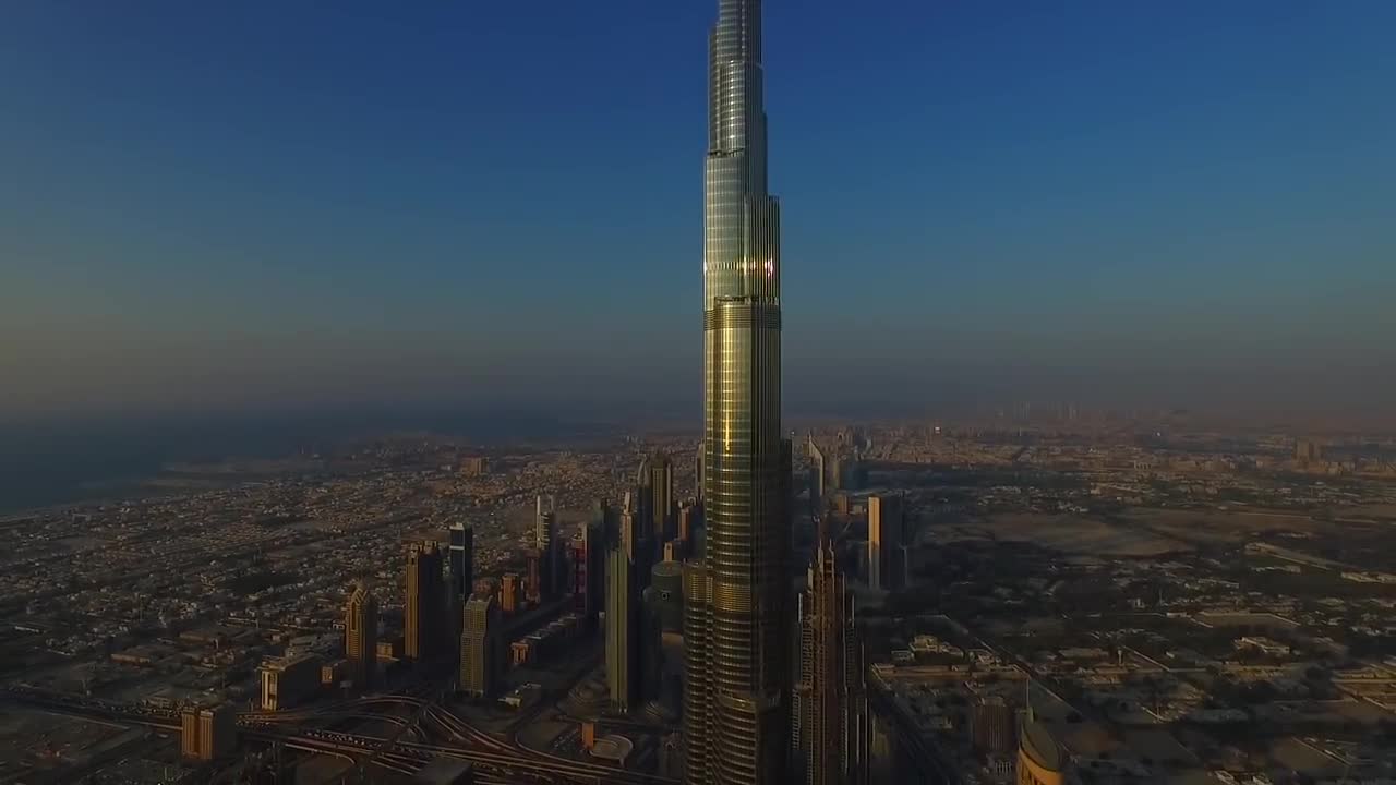 Burj Khalifa by drone